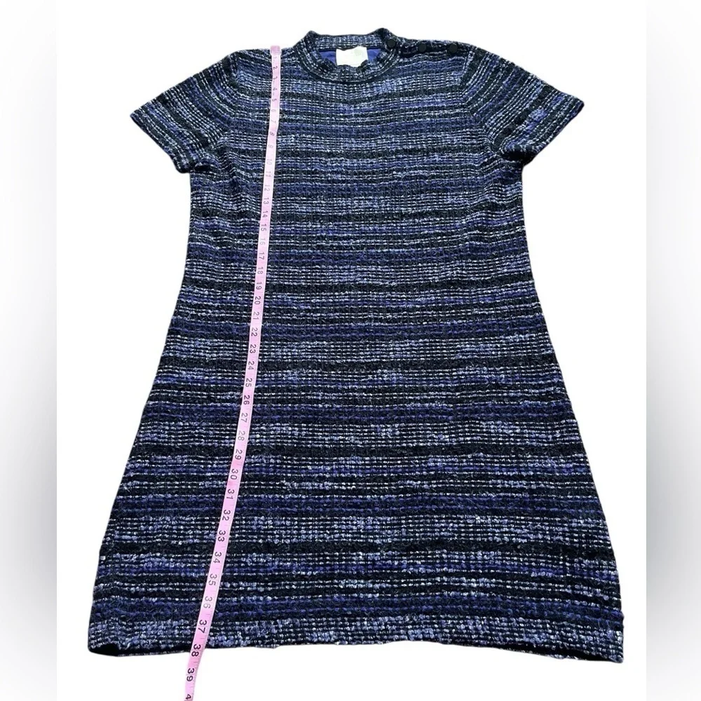 Kate Spade, Tweed Texture Knit Dress, Purple size XLarge.
